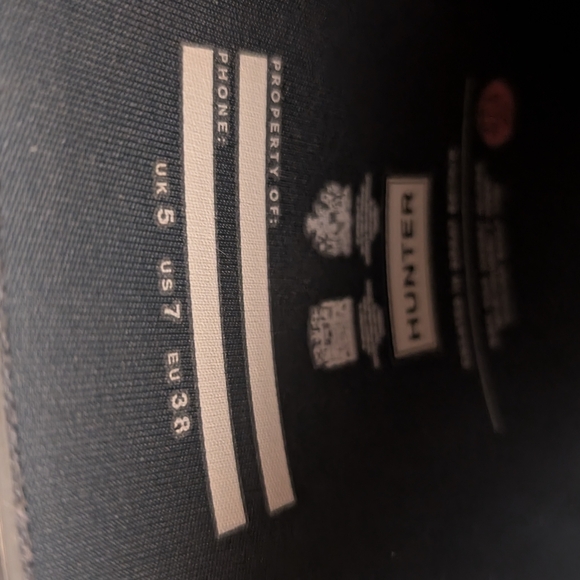 Hunter Grey Mid-Calf Rain Boots Bonus New Betsey Johnson Boot Shoe Liners - Picture 13 of 16